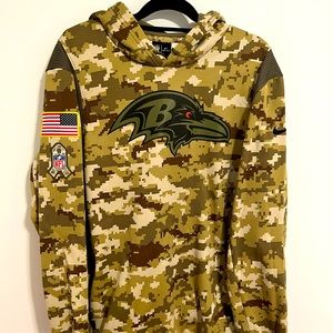 NFL Issued Baltimore Ravens Solute to Service Sweatshirt